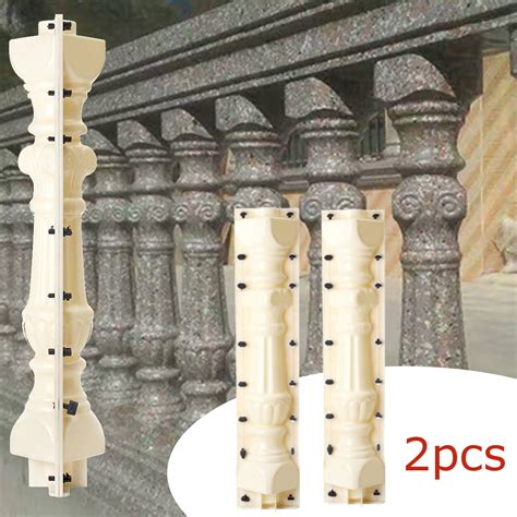 2Pcs Roman Column Concrete Plaster Cement Casting Railing Moulds ...