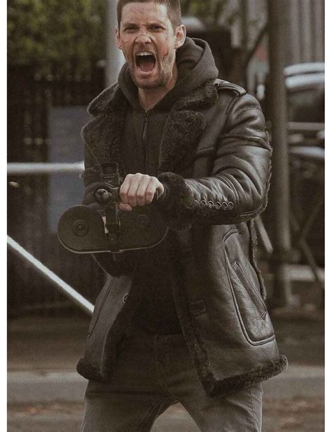 Billy Russo Leather Jacket | The Punisher 2 Ben Barnes Coat