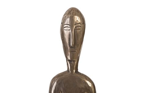 Phillips Collection Bulol Sculpture, Polished Bronze, Sm | Brown ...