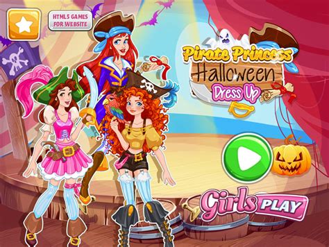 Pirate Princess Halloween Dress Up Game - Fun Girls Games