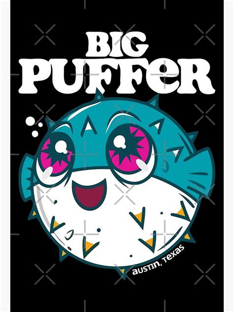 "Bigpuffer Merch Big Puffer Logo" Poster for Sale by MorinoMiya | Redbubble