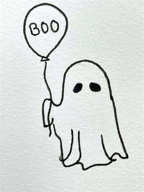 15 Ghost Drawing Ideas: How To Draw A Ghost