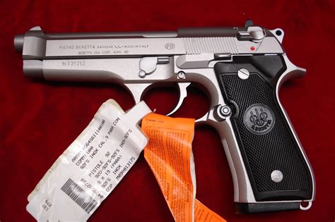 BERETTA ITALIAN 92FS INOX 9MM STAIN... for sale at Gunsamerica.com: 950375073