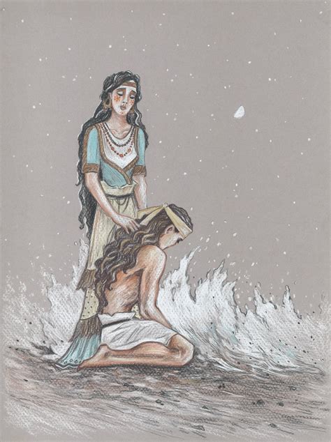 The son of the Sea (Achilles and Thetis) by Ephaistien on DeviantArt