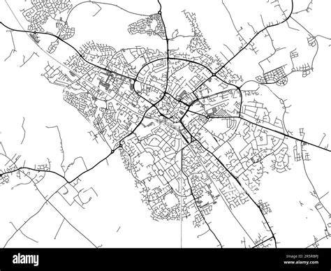 Aylesbury town centre map Black and White Stock Photos & Images - Alamy