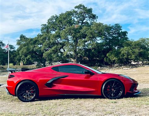 Chevrolet Corvette C8 Stingray Red Mist Vossen HF-4T Wheel | Wheel Front