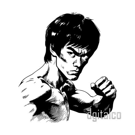 Bruce Lee Vector Art Instant Download in Multiple Formats - Etsy