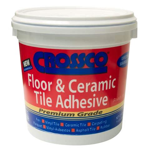 Crossco 1-gal. Floor and Ceramic Tile Adhesive-AD160-4 - The Home Depot