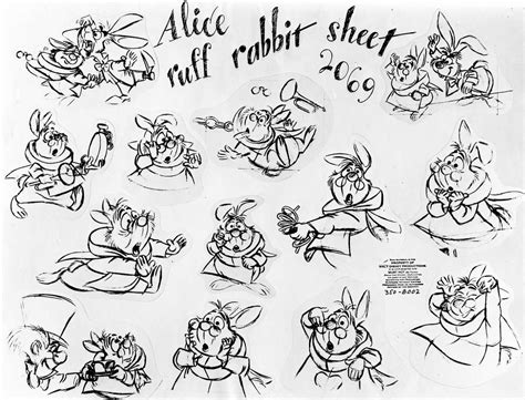 Alice In Wonderland Book Sketches