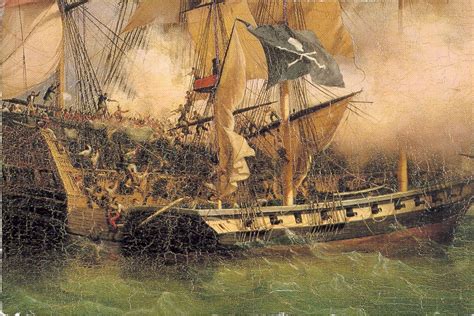 File:Painting of a pirate ship (after 1852), after Ambroise Louis Garneray.jpg - Wikimedia Commons