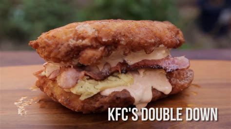 How to cook KFC's Double Down (Quickie) - YouTube