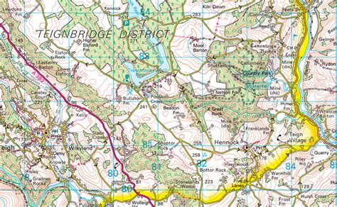 Dartmoor National Park Map | I Love Maps