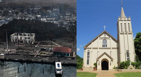 Maui Christian Church Untouched after Surrounding Area Destroyed by ...