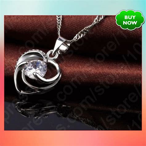 Mystical pure 925 Sterling Silver Heart Shape Pendant Necklace and Earrings Set | Heart shaped ...