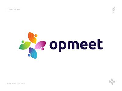 Meeting Logo Design - Modern Meeting Logo Mark by Freelancer Iqbal for Reveal on Dribbble