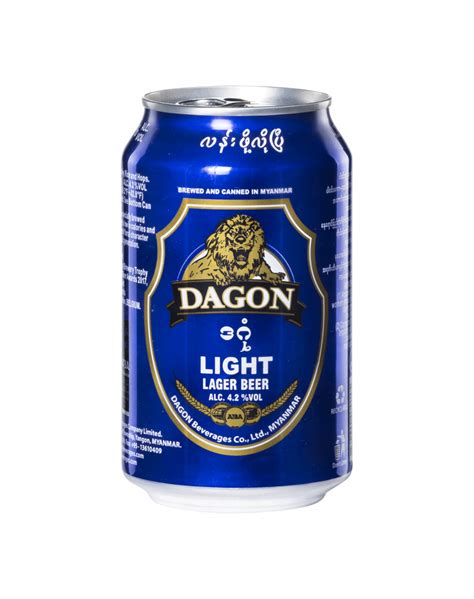 Dagon Light Lager Beer (Can) - Gold Quality Award 2021 from Monde Selection