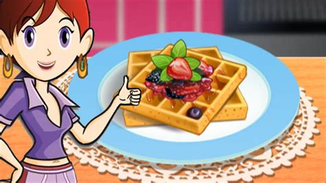 💗 Sara's Cooking Class - French Waffles 💗 Gamelio Games - YouTube