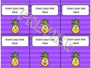 Pineapple Classroom Job Chart - Editable by Less Work More Play | TpT