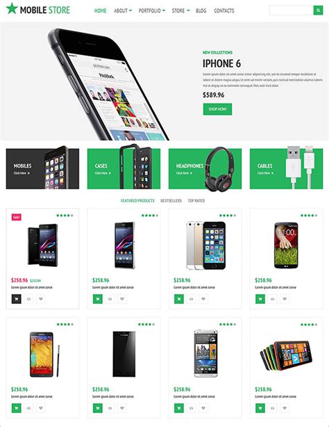 5 Mobile Store WooCommerce Themes & Templates