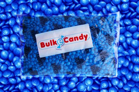 Bulk Blue M&M's 5lbs | bulkecandy.com – BulkECandy.com/SnackerzInc.