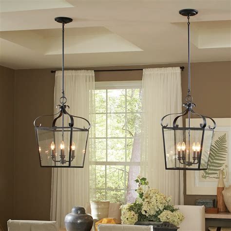 Sea Gull Lighting Lockheart 4 Light Foyer Lantern Pendant & Reviews | Wayfair