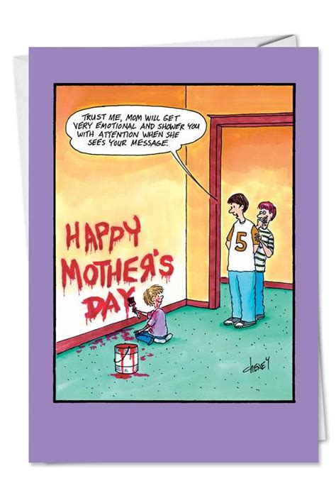 Md Artist Mother's Day Funny Greeting Card