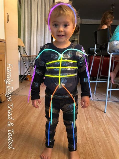 Glow Stick-Man | Glowstick costume, Glow in dark party, Halloween costumes for kids