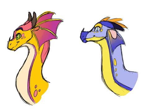 Wings of Fire Designs-Tennelle Flowers — Kinkajou, Tamarin, and Glory Rainwing dragonets...