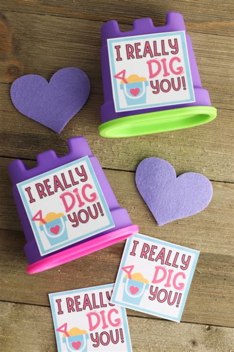 "I Really Dig You" Free Valentine Printable | Today's Creative Ideas