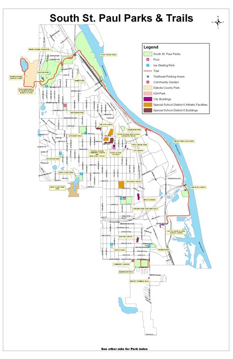 South St Paul Parks and Trails Map - South St Paul Minnesota • mappery