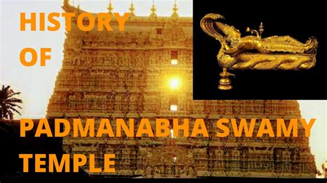 History of Padmanabha Swamy Temple - YouTube