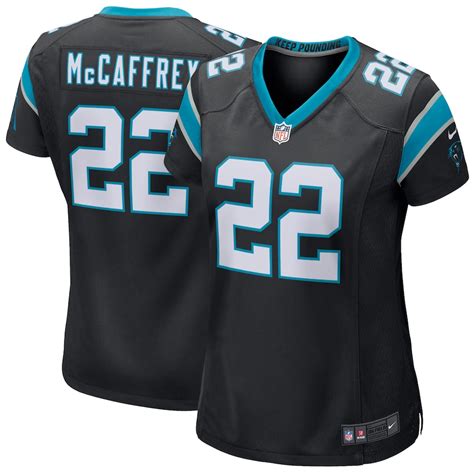 Nike Christian McCaffrey Carolina Panthers Women's Black Game Jersey