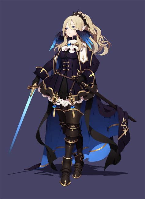 Knight Anime Female Armor Female knight medieval fantasy characters ...