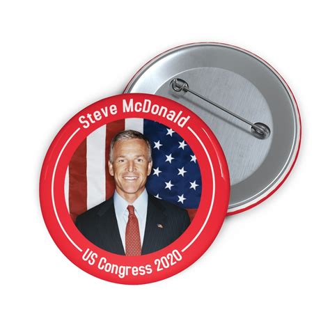 Custom Campaign Buttons | Photo Campaign Button | Pin Back Buttons