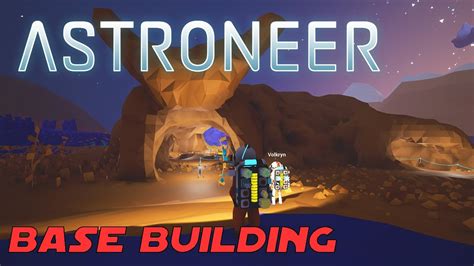 Astroneer Part 1 - Co-op base building - YouTube