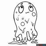 Slime Coloring Page  Easy Drawing Guides sketch template