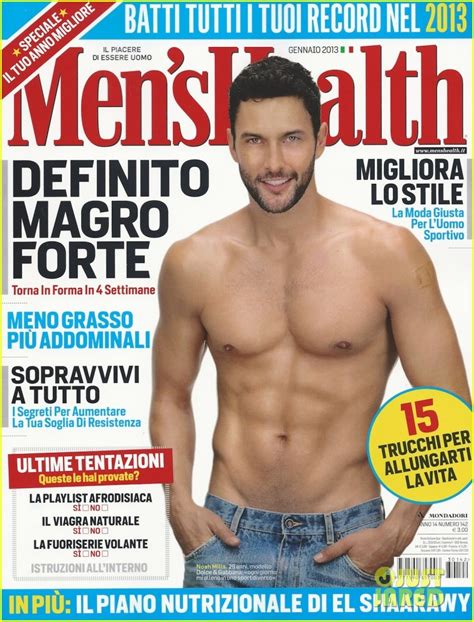 Noah Mills: Shirtless for 'Men's Health Italia' January 2013: Photo 2788343 | Magazine, Noah ...