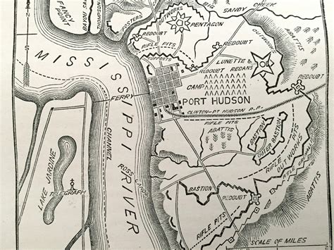 Antique 1865 Vicksburg Mississippi Map From History of the | Etsy