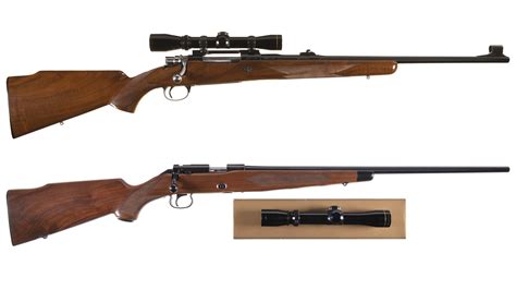 Two Browning Bolt Action Rifles with Scopes | Rock Island Auction