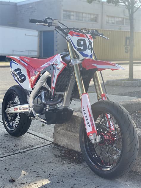 2018 honda crf450r supermoto | Honda supermoto, Supermoto, Motorcross bike