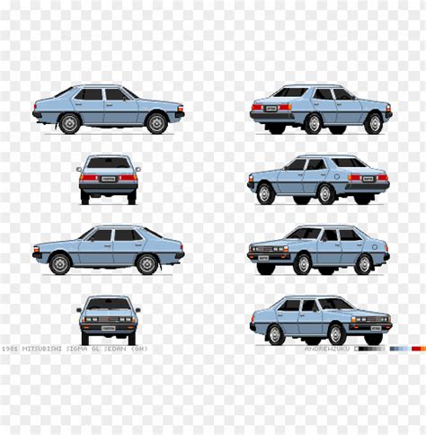 Free download | HD PNG mitsubishi sigma pixel car 2d car pixel art PNG transparent with Clear ...