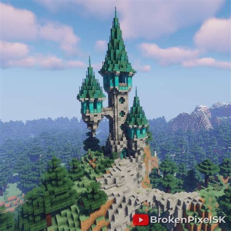 Wizard Tower in 2023 | Minecraft castle, Wizard's tower, Minecraft designs