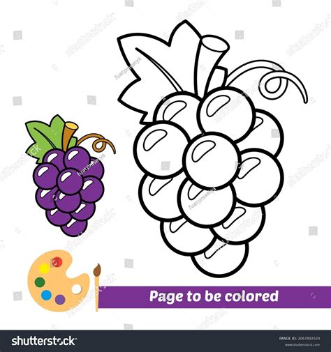 Grape Coloring Pages