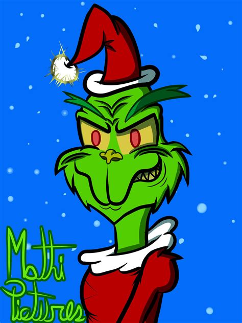 The Grinch //Fan-art by Mathi-Cartoon on DeviantArt