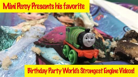 Thomas & Friends Favorite Birthday Party World's Strongest Engine with Percy - YouTube