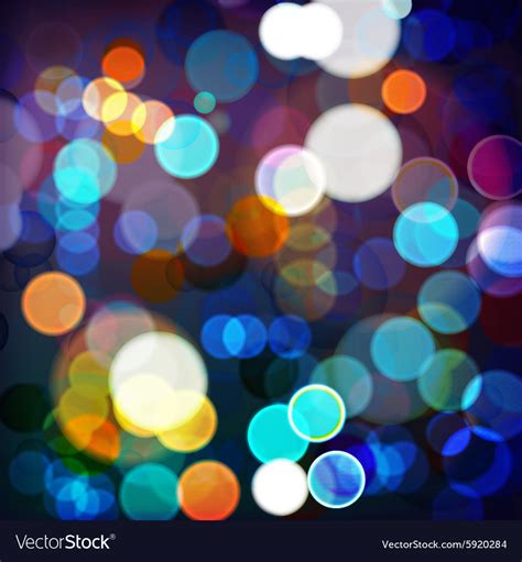 Background night lights Royalty Free Vector Image