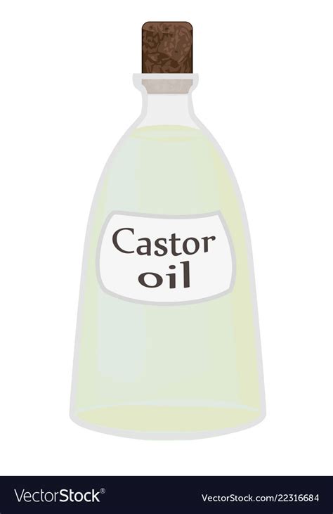 Castor oil Royalty Free Vector Image - VectorStock