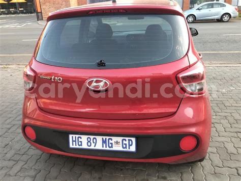 Buy used hyundai i10 red car in zambezi in north-western - caryandi