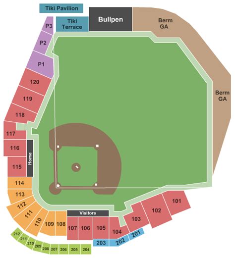 Hammond Stadium Interactive Seating Chart | Elcho Table