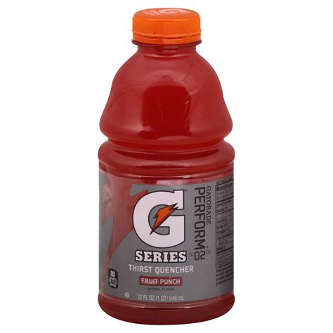 Gatorade G2 02 Perform Thirst Quencher, Fruit Punch, 32 fl oz (1 qt) 946 ml